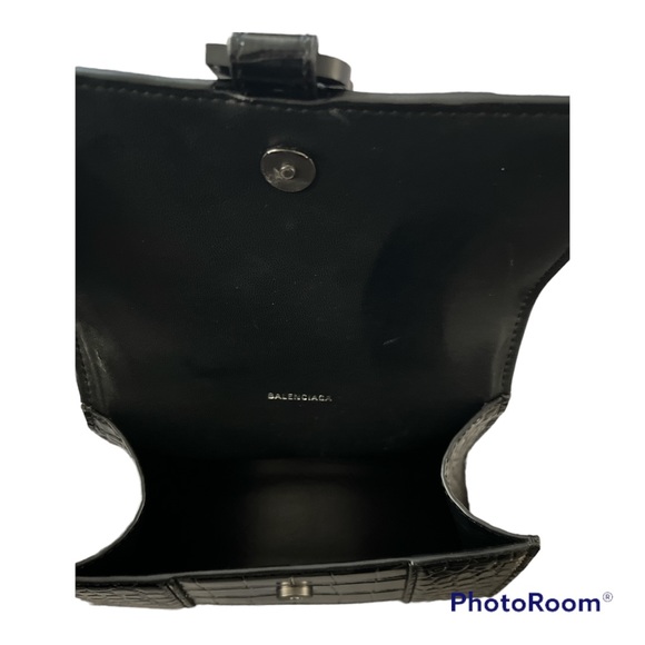 Prestine condition AUTHENTIC Balenciaga Hourglass XS Crocodile purse. - Picture 2 of 6